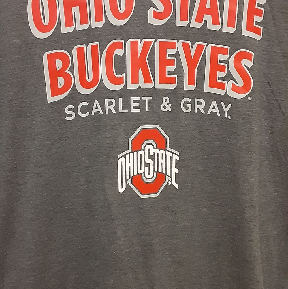 Ohio State scarlet and gray